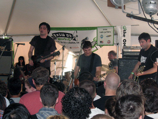 Trail Of Dead playing our party. (Yan Tokar)